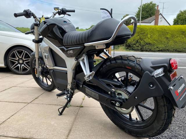 Horwin Cr6 Electric Motorcycle Tourer Electric Black