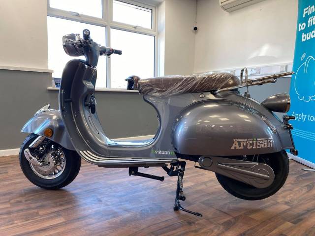 Artisan EV2000R TWIN BATTERY MODEL Scooter Electric Metallic Grey