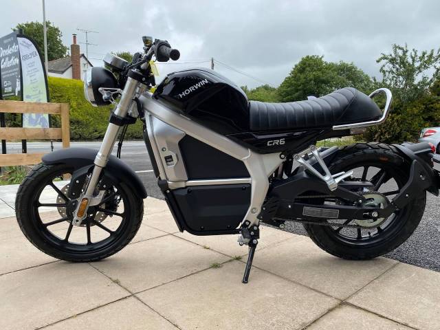 Horwin Cr6 Electric Motorcycle Tourer Electric Black