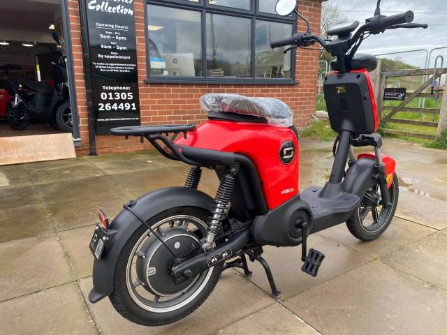 Vmoto Soco Super Soco RU - Assisted Pedal Cycle Moped Electric Red