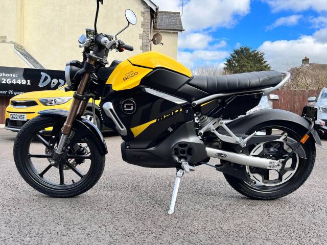 Super Soco TC MAX ELECTRIC BIKE Commuter Electric Yellow