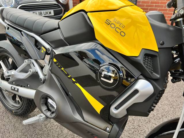 Super Soco TC MAX ELECTRIC BIKE Commuter Electric Yellow