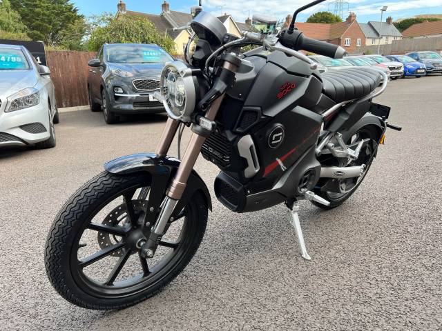 Super Soco TC MAX ELECTRIC MOTORCYCLE - IN STOCK Commuter Electric Black