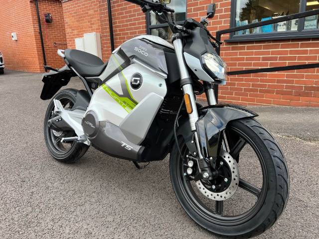 Super Soco TS Street Hunter ELECTRIC MOTORCYCLE - IN STOCK Commuter Electric White