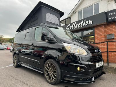 Ford Transit Custom 2.0 TDCi 130ps Limited Van WOODSTOCK - 4 BERTH CAMPERVAN Crew Van Diesel BlackFord Transit Custom 2.0 TDCi 130ps Limited Van WOODSTOCK - 4 BERTH CAMPERVAN Crew Van Diesel Black at Dorchester Collection Dorchester