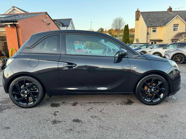Vauxhall Adam 1.2i Energised 3dr Hatchback Petrol Black