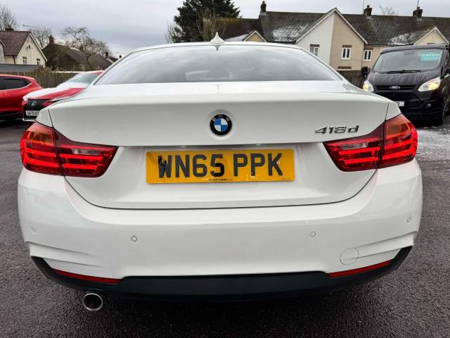 BMW 4 Series 2.0 418d M Sport 2dr [Professional Media] Coupe Diesel White