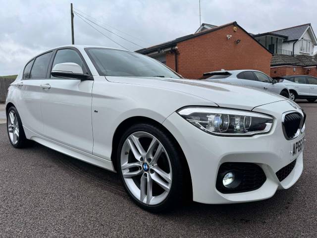 BMW 1 Series 2.0 118d M Sport 5dr [Nav] Hatchback Diesel White