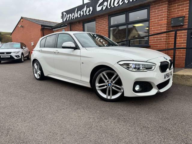 BMW 1 Series 2.0 118d M Sport 5dr [Nav] Hatchback Diesel White
