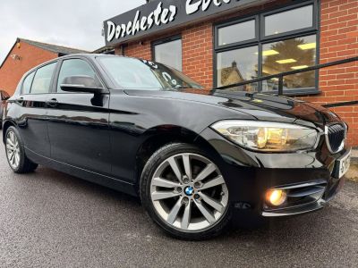 BMW 1 Series 118i [1.5] Sport 5dr [Nav] Step Auto Hatchback Petrol BlackBMW 1 Series 118i [1.5] Sport 5dr [Nav] Step Auto Hatchback Petrol Black at Dorchester Collection Dorchester
