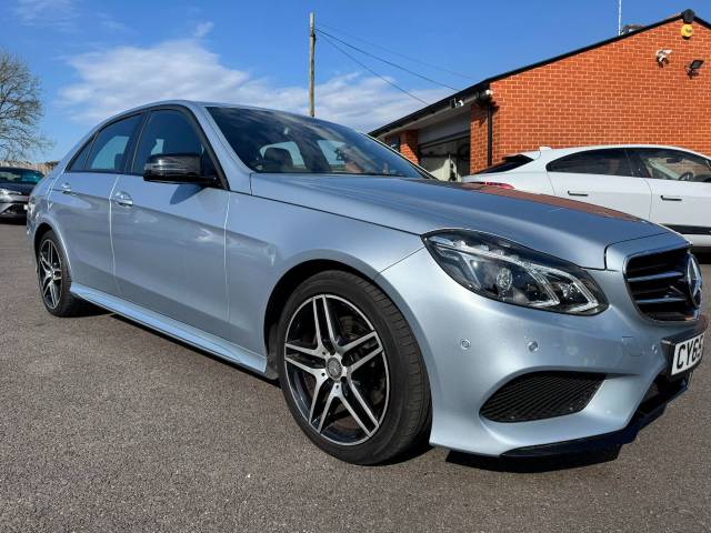 Mercedes-Benz E Class 2.1 E220 BlueTEC AMG Night Edition 4dr 7G-Tronic Saloon Diesel Silver