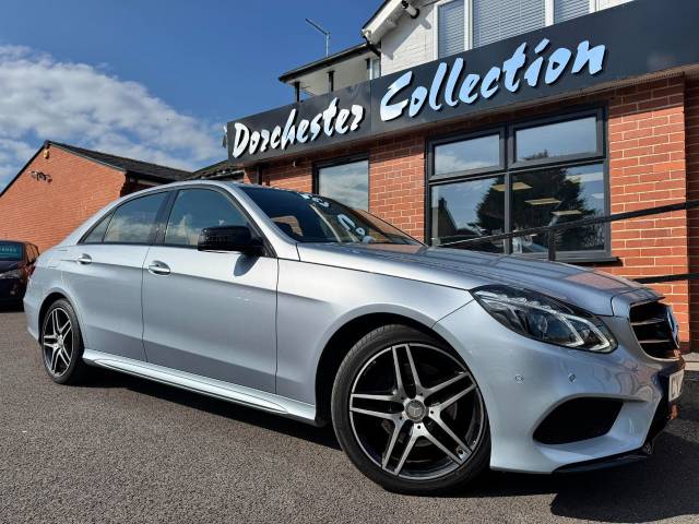 Mercedes-Benz E Class 2.1 E220 BlueTEC AMG Night Edition 4dr 7G-Tronic Saloon Diesel Silver