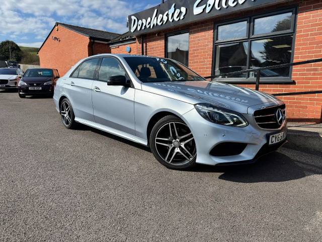 Mercedes-Benz E Class 2.1 E220 BlueTEC AMG Night Edition 4dr 7G-Tronic Saloon Diesel Silver