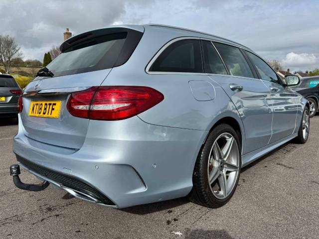Mercedes-Benz C Class 2.1 C220d AMG Line 5dr 9G-Tronic Estate Diesel Silver