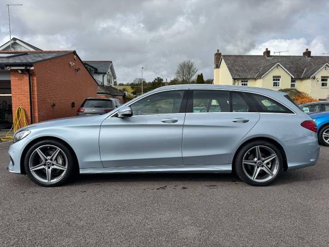 Mercedes-Benz C Class 2.1 C220d AMG Line 5dr 9G-Tronic Estate Diesel Silver