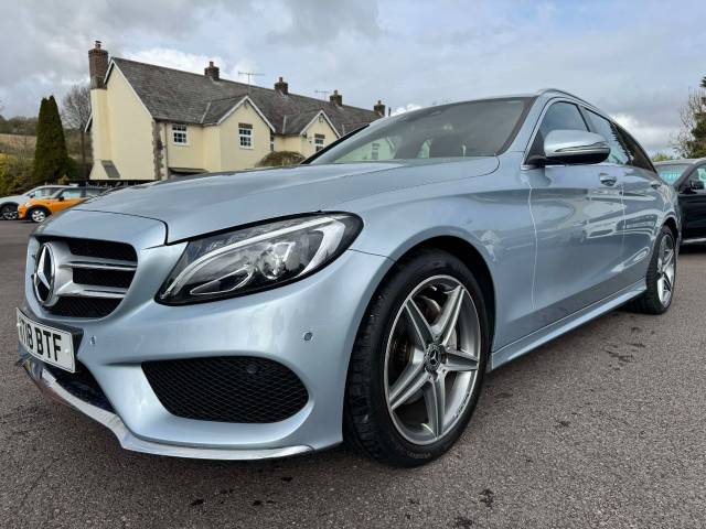 Mercedes-Benz C Class 2.1 C220d AMG Line 5dr 9G-Tronic Estate Diesel Silver