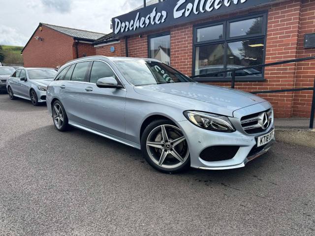 Mercedes-Benz C Class 2.1 C220d AMG Line 5dr 9G-Tronic Estate Diesel Silver