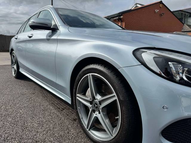 Mercedes-Benz C Class 2.1 C220d AMG Line 5dr 9G-Tronic Estate Diesel Silver