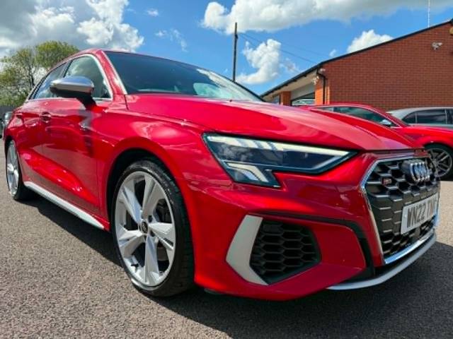 Audi A3 2.0 S3 TFSI Quattro 5dr S Tronic Hatchback Petrol Red